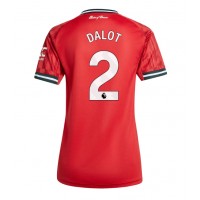 Manchester United Diogo Dalot #2 Hjemmebanetrøje Dame 2025-26 Kortærmet